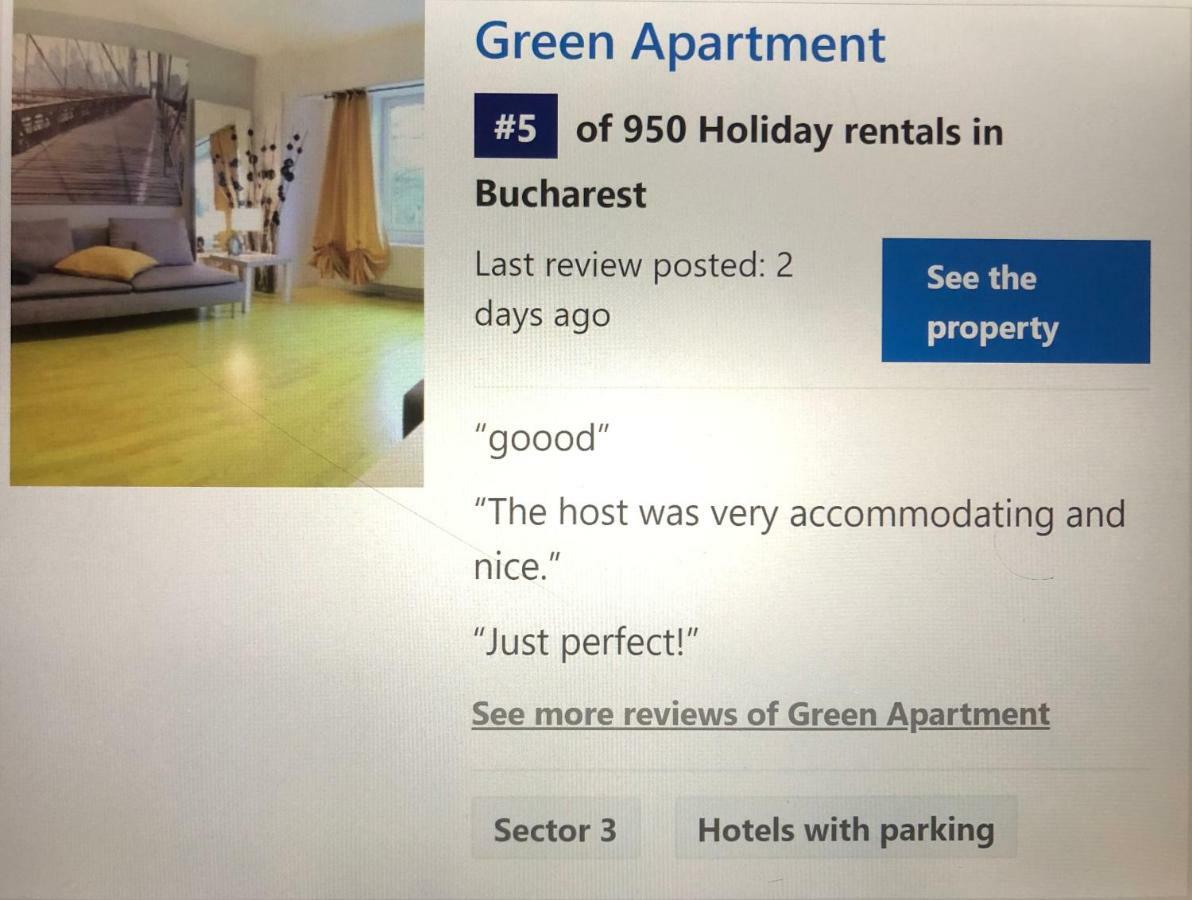 Green Apartment 6 Bucarest Extérieur photo