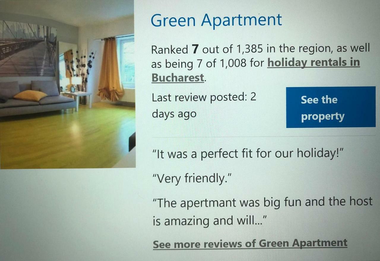 Green Apartment 6 Bucarest Extérieur photo
